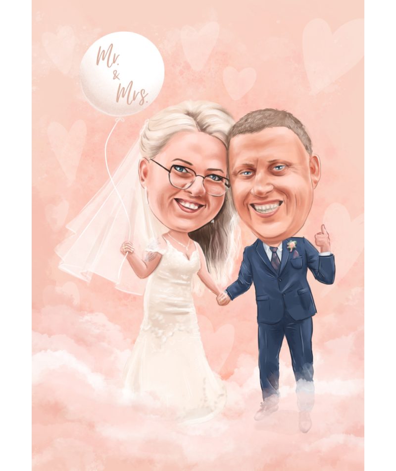 Karikatūra 1. Kāzu gadadienai