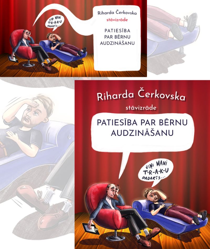 Perosnalizēta ilustrācija + sagataves dažādiem soc. tīklu formātiem
