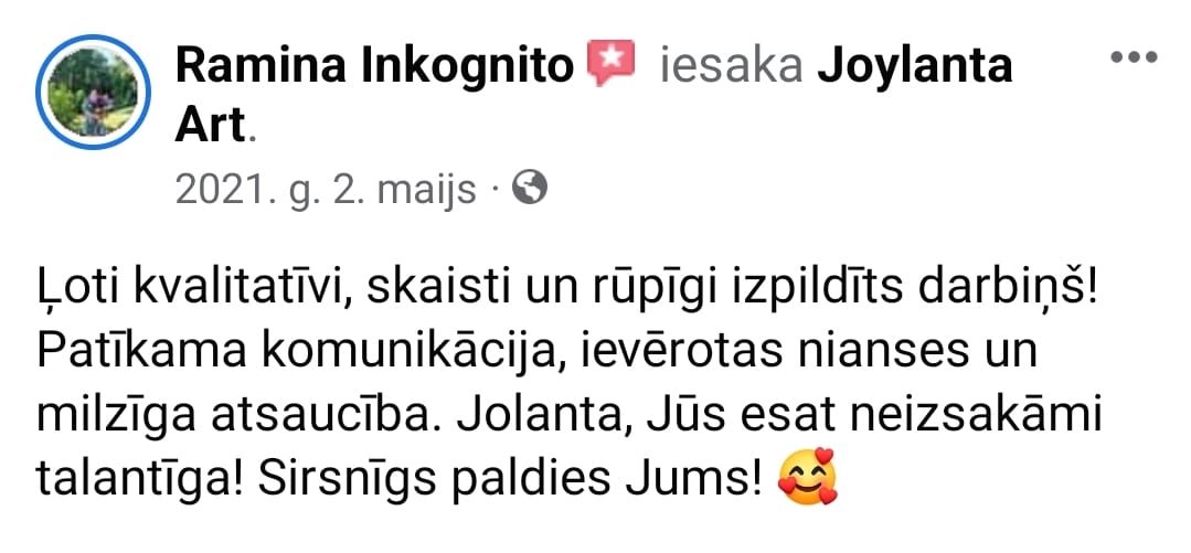 Klientu atsauksmes