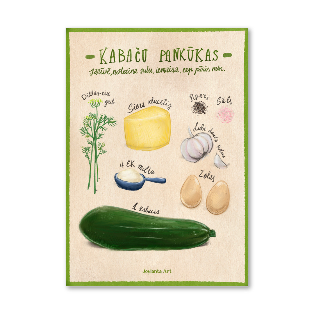 Kartīte-Prints Kabaču Pankūkas