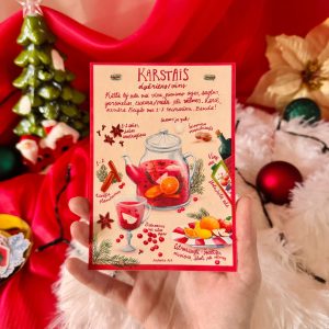 Kartīte-Prints  Karstais dzēriens/vīns